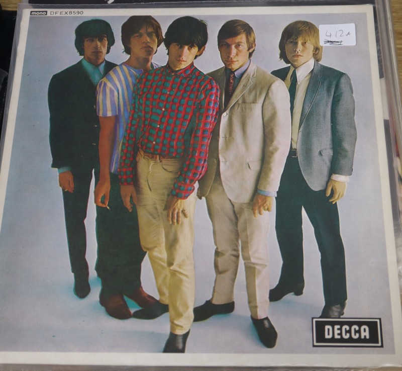 A collection of rare first press Rolling Stones LPs in excellent condition